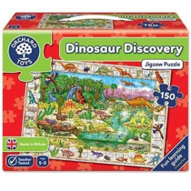 Imaginea Puzzle in limba engleza Lumea dinozaurilor (150 piese) DINOSAUR DISCOVERY