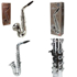 Picture of Saxofon plastic metalizat, 8 note