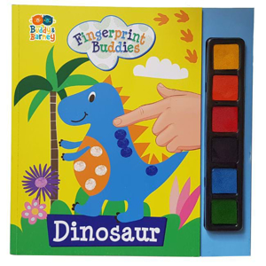 Picture of Carticica de colorat si pictat cu degetul - Dinozaur
